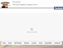 Tablet Screenshot of harvestmoonfood.com